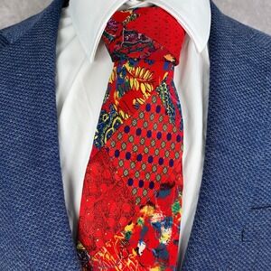 Brioni Necktie Men Patchwork Colorful Business Old Money Modern Dapper